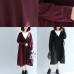 purple casual patchwork silk cotton cardigans oversize long sleeve long outwear